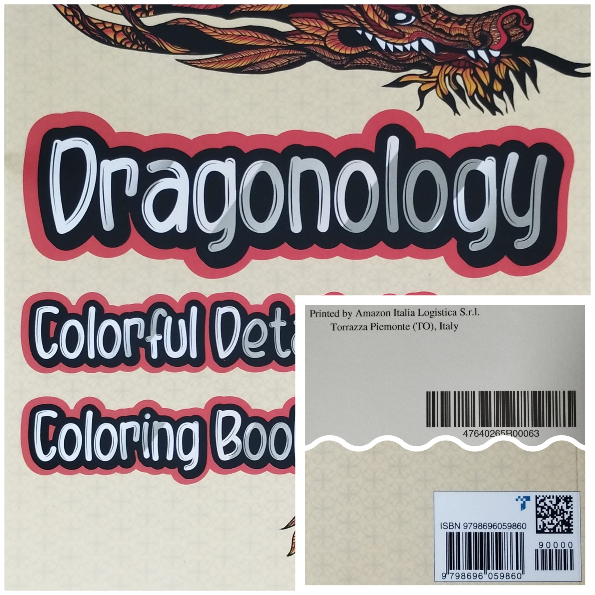 Dragonology Colorful Detailed Dragon Coloring Book For Adults Amazon.it