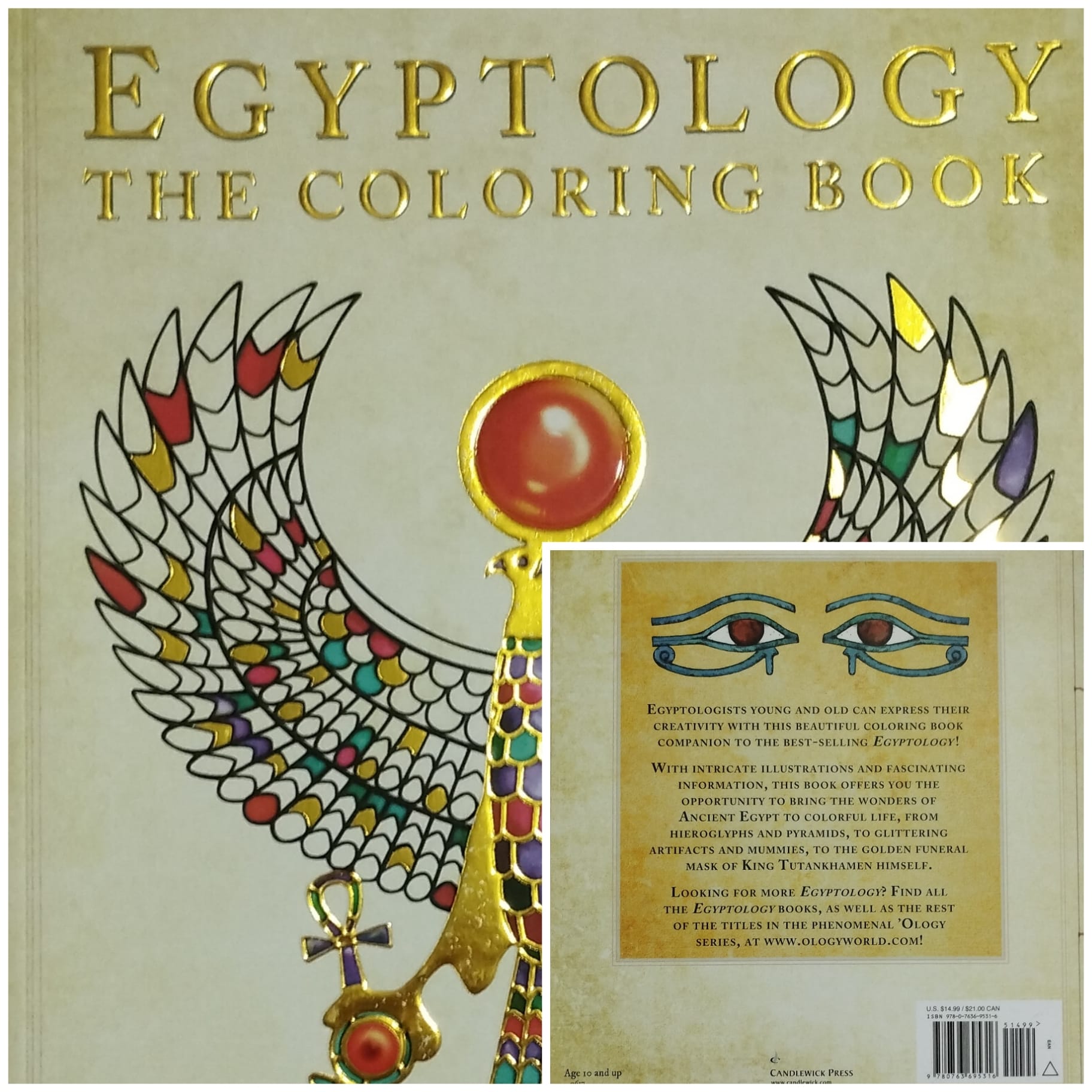 Egyptology Coloring Companion Candlewick Press