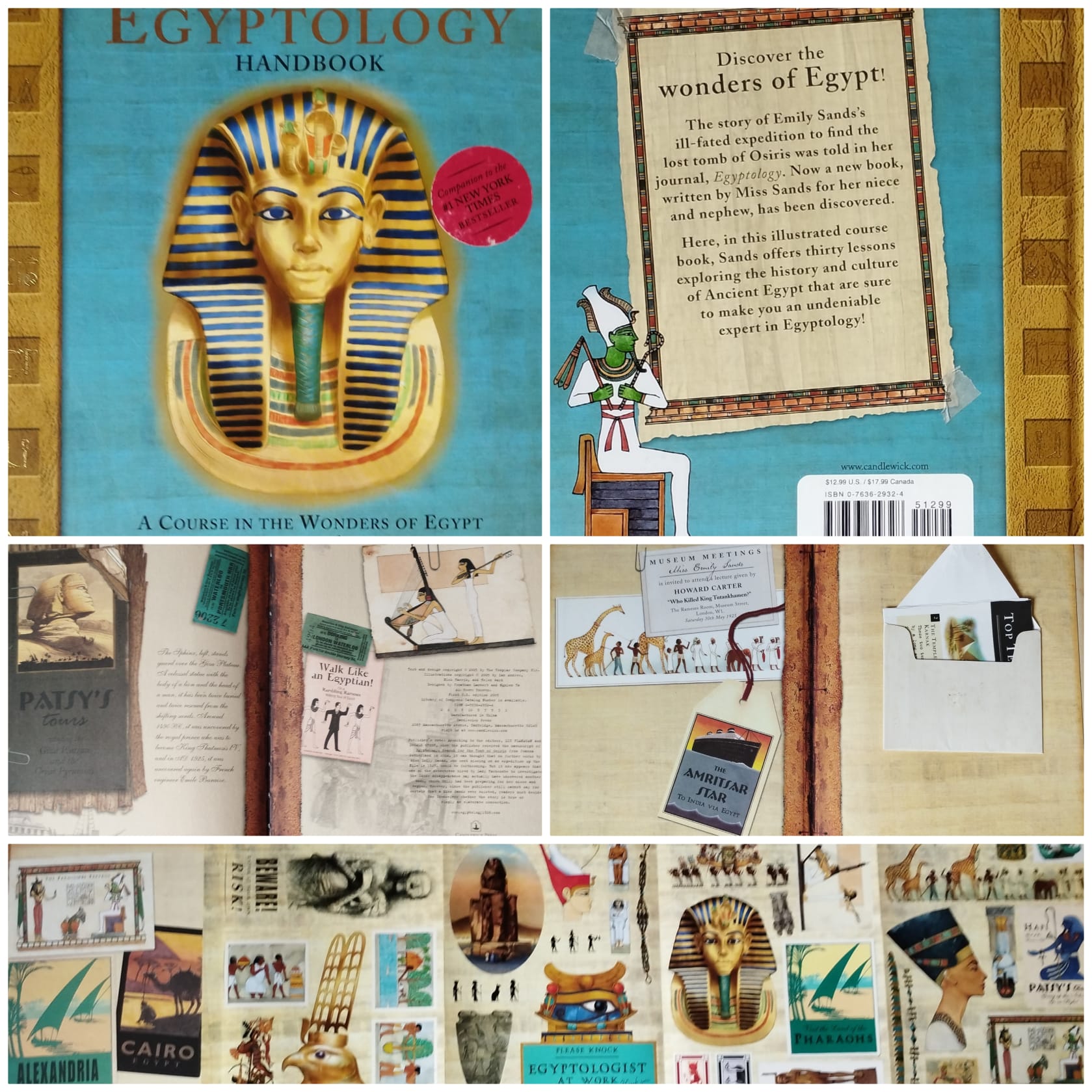 Egyptology Handbook Candlewick Press A Course in the Wonders of Egypt
