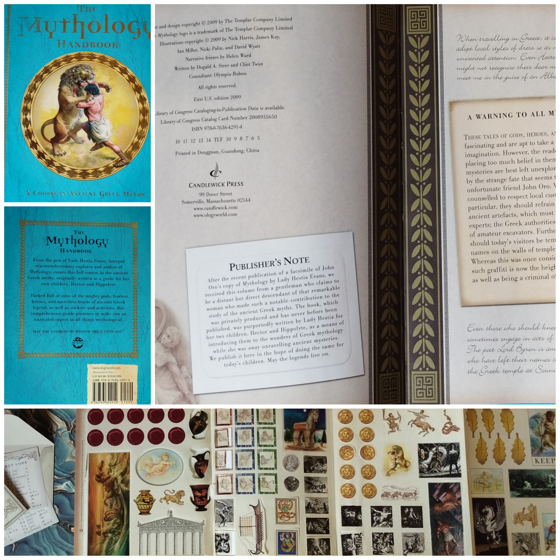 Mythology Handbook Candlewick Press