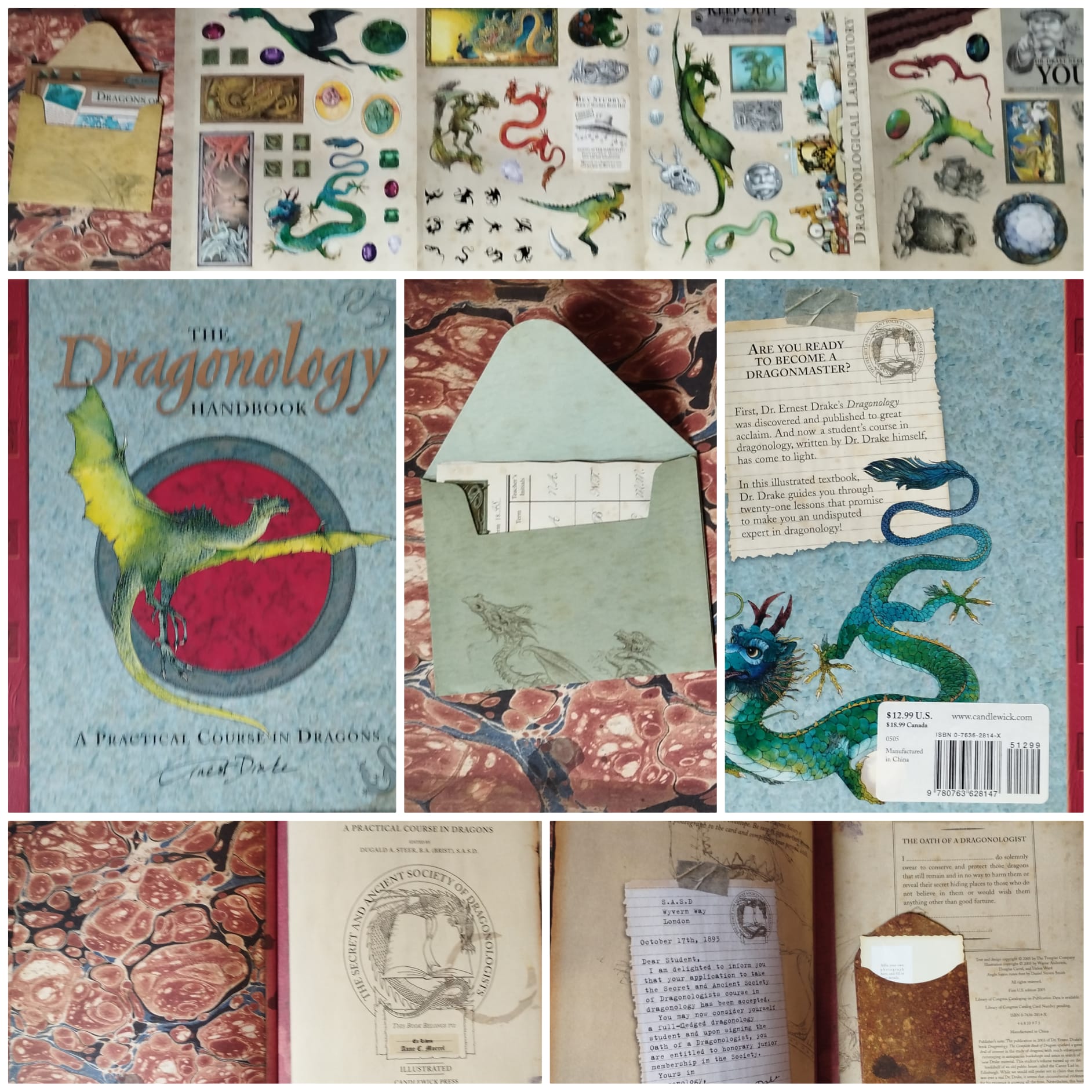The Dragonology Handbook A Practical Course in Dragons Candlewick Press